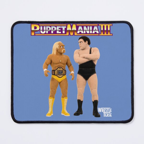 Item preview, PuppetMania III - Wrestlemania III parody designed and sold by Wrestle-Tease.