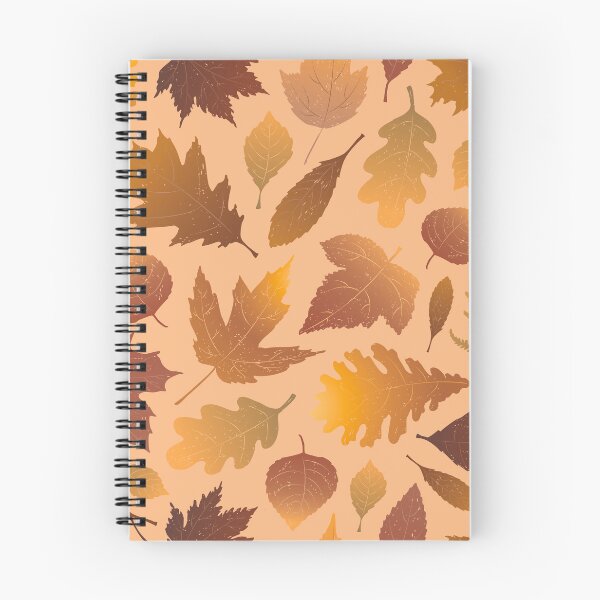 Item preview, Pressed Autumn Leaves – Cozy Botanical Woodland Pattern | Orange designed and sold by Frohyou.