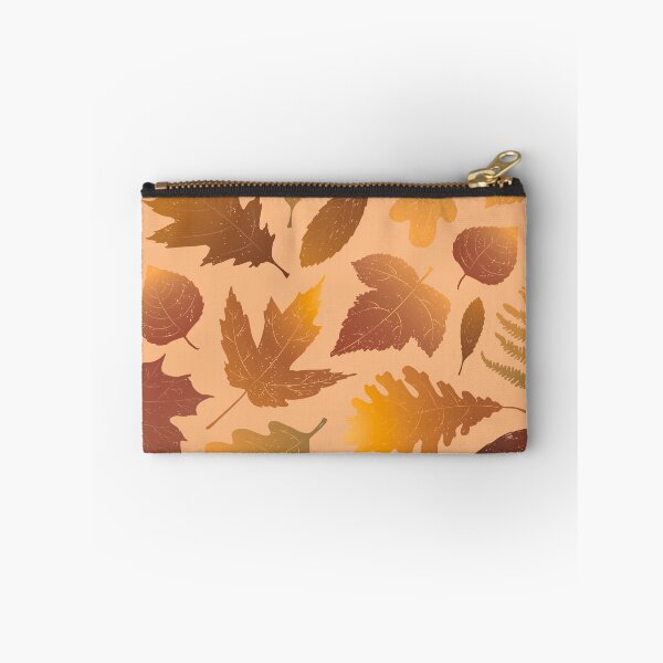 Item preview, Pressed Autumn Leaves – Cozy Botanical Woodland Pattern | Orange designed and sold by Frohyou.