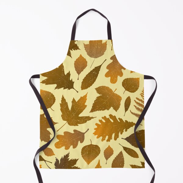 Item preview, Pressed Autumn Leaves – Cozy Botanical Woodland Pattern | Yellow designed and sold by Frohyou.