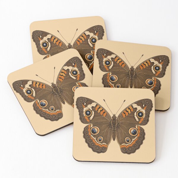 Item preview, Laced common buckeye butterfly designed and sold by etherElric.
