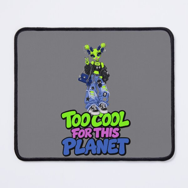 Item preview, Too Cool for This Planet – Emo Alien Girl designed and sold by Aimetoi.