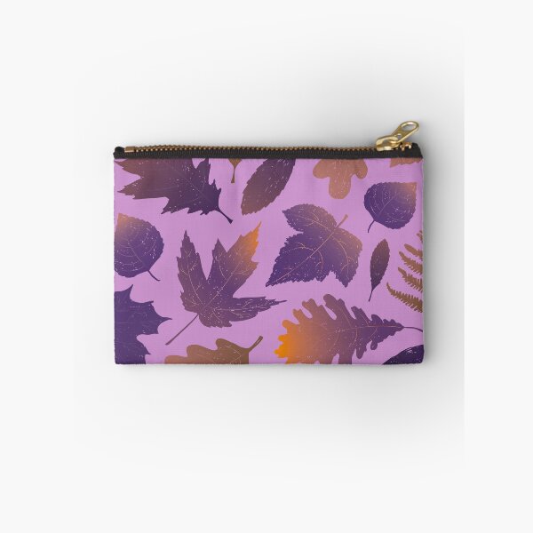 Item preview, Pressed Autumn Leaves – Cozy Botanical Woodland Pattern | Purple designed and sold by Frohyou.
