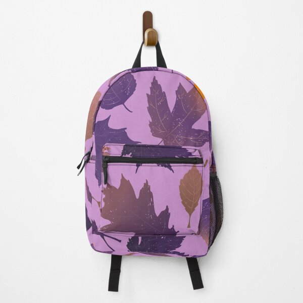 Item preview, Pressed Autumn Leaves – Cozy Botanical Woodland Pattern | Purple designed and sold by Frohyou.