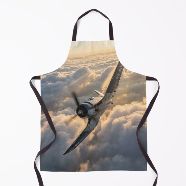 Item preview, Navy Corsair Diving Through Golden Clouds designed and sold by Airpower Art.
