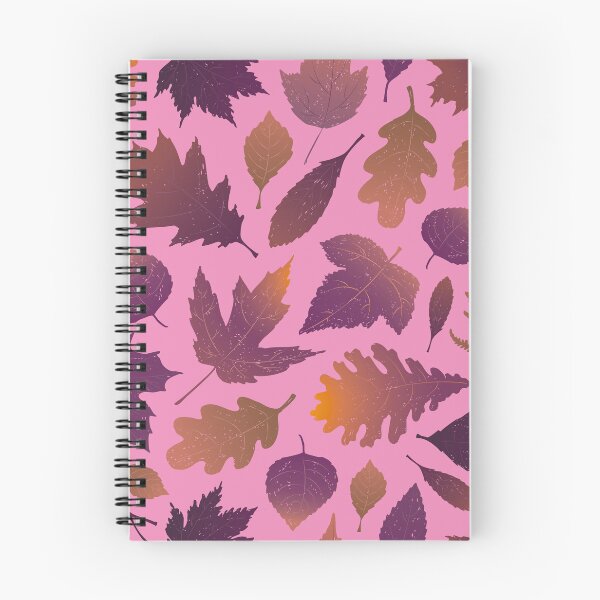 Item preview, Pressed Autumn Leaves – Cozy Botanical Woodland Pattern | Pink designed and sold by Frohyou.