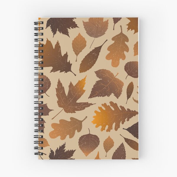 Item preview, Pressed Autumn Leaves – Cozy Botanical Woodland Pattern | Brown designed and sold by Frohyou.