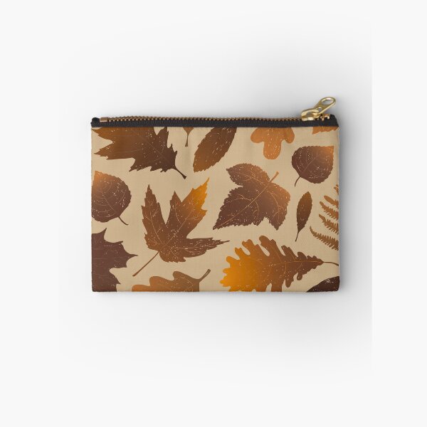 Item preview, Pressed Autumn Leaves – Cozy Botanical Woodland Pattern | Brown designed and sold by Frohyou.