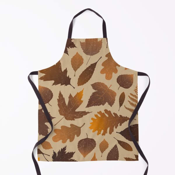 Item preview, Pressed Autumn Leaves – Cozy Botanical Woodland Pattern | Brown designed and sold by Frohyou.