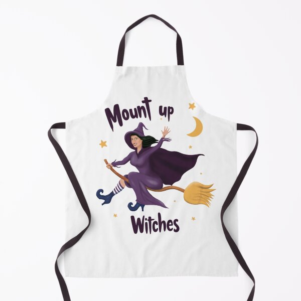 Item preview, Mount Up Witches - Purple Protege designed and sold by Valerie Valentine.