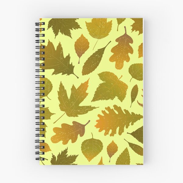 Item preview, Pressed Autumn Leaves – Cozy Botanical Woodland Pattern | Chartreuse designed and sold by Frohyou.
