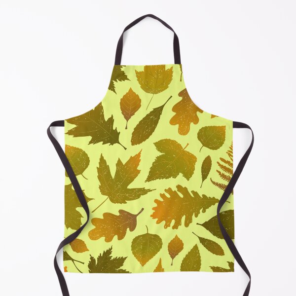 Item preview, Pressed Autumn Leaves – Cozy Botanical Woodland Pattern | Chartreuse designed and sold by Frohyou.