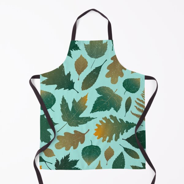 Item preview, Pressed Autumn Leaves – Cozy Botanical Woodland Pattern | Teal designed and sold by Frohyou.