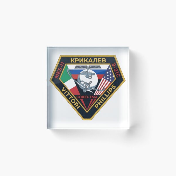 Item preview, Soyuz TMA-6 ISS Expedition 11 Space Mission Patch designed and sold by CharlieDesings.