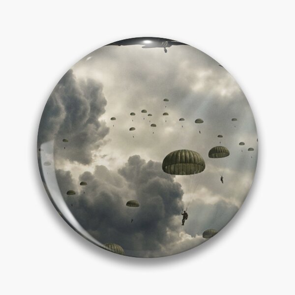 Item preview, C-47 Dakotas Dropping WWII Paratroopers designed and sold by Airpower Art.