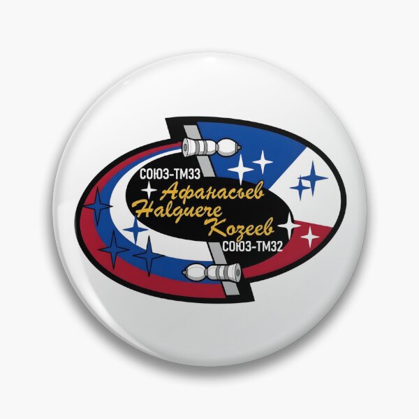 Item preview, Soyuz TM-33 ISS Taxi 3 Space Mission Patch designed and sold by CharlieDesings.