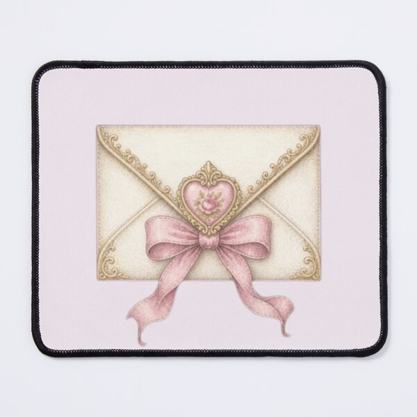 Item preview, Elegant envelope with pink bow and heart designed and sold by Thecountess0o0.
