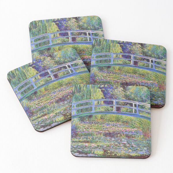 Aperçu de l'œuvre Pont sur un étang de nénuphars, Claude Monet créée et vendue par ImgPrint.