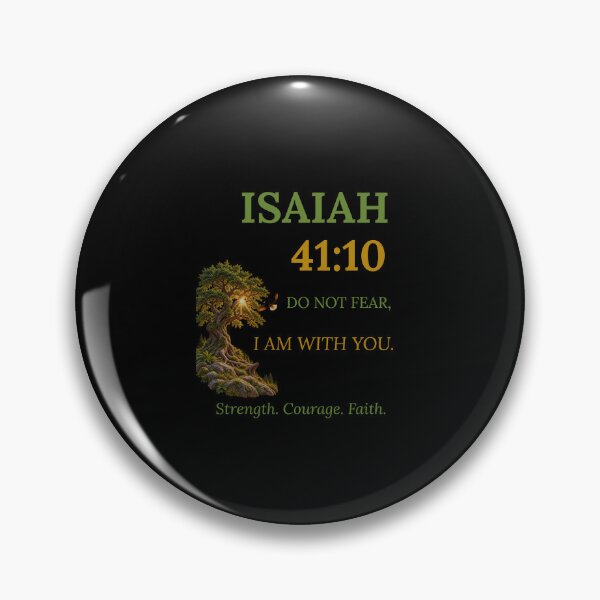 Item preview, Isaiah 41:10 Be Not Afraid Christian Faith Design designed and sold by QuietRootStudio.