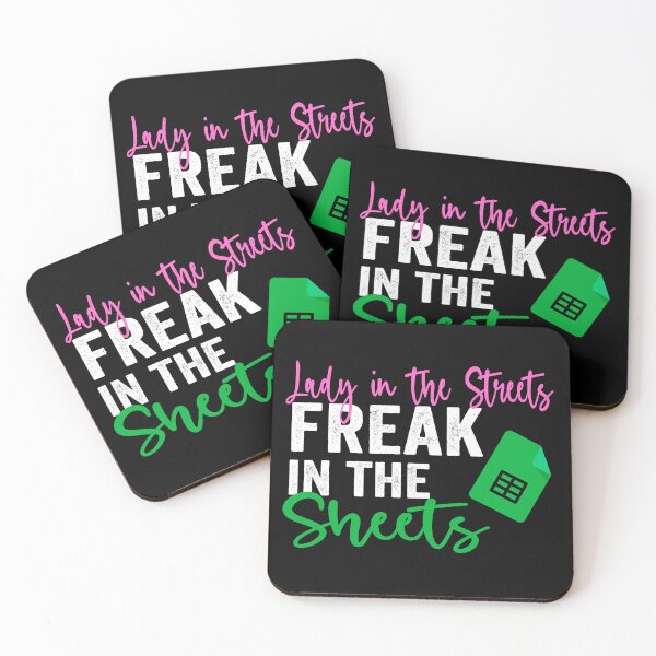 Item preview, Lady in the Streets Freak in the Sheets, gift for accountants, tax, audit, finances designed and sold by aponwao.