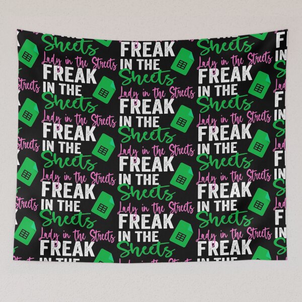 Item preview, Lady in the Streets Freak in the Sheets, gift for accountants, tax, audit, finances designed and sold by aponwao.