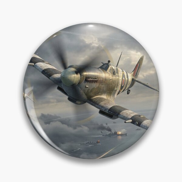 Item preview, D-Day Spitfires Over Normandy Landings designed and sold by Airpower Art.