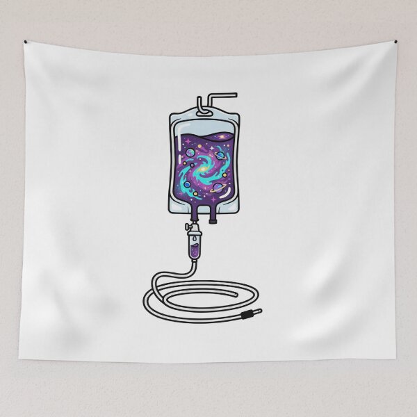 Item preview, Galaxy IV Drip Bag Infusion Nurse Space Cosmos Medical Aesthetic designed and sold by Animer-art1.