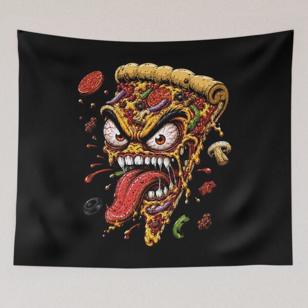 Item preview, Wicked Pizza Slice designed and sold by abby-thorns.