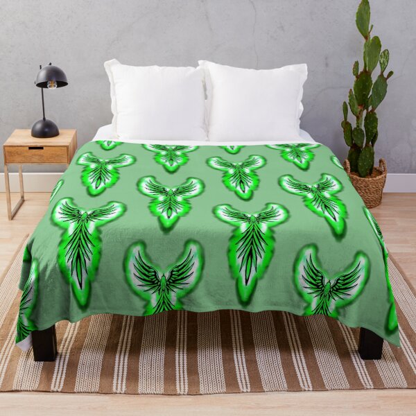 Item preview, Glowing Green Phoenix Tribal Firebird Aura designed and sold by URSM.