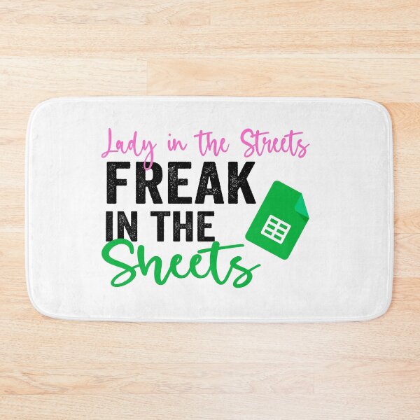 Item preview, Lady in the Streets Freak in the Sheets, gift for accountants, tax, audit, finances designed and sold by aponwao.