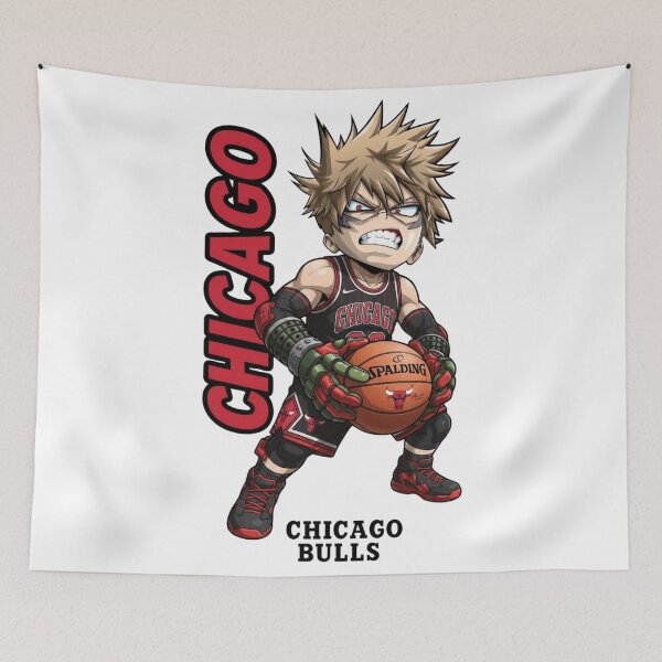 Item preview, Fiery Anime Basketball Player Chicago Graphic designed and sold by BlasiseDS.