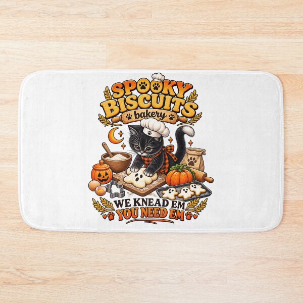Item preview, Spooky Biscuits Bakery – Cute Halloween Cat Baker designed and sold by Design Sounds Studio.
