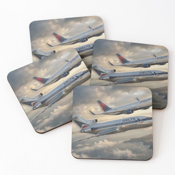 Item preview, Delta 727 and 767 Flying Together designed and sold by Airpower Art.
