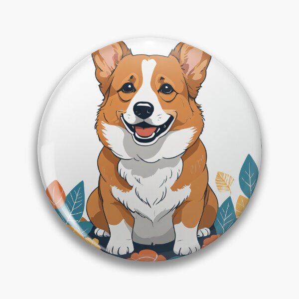 Item preview, Corgi Dog Character Floating Elements Design – Corgi owner gift designed and sold by michallechowicz.