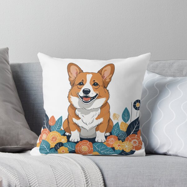 Item preview, Corgi Dog Character Floating Elements Design – Corgi owner gift designed and sold by michallechowicz.