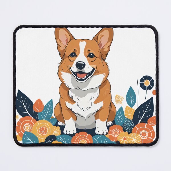 Item preview, Corgi Dog Character Floating Elements Design – Corgi owner gift designed and sold by michallechowicz.