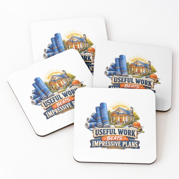 Item preview, Useful Work Beats Impressive Plans designed and sold by Mosslume Studio.