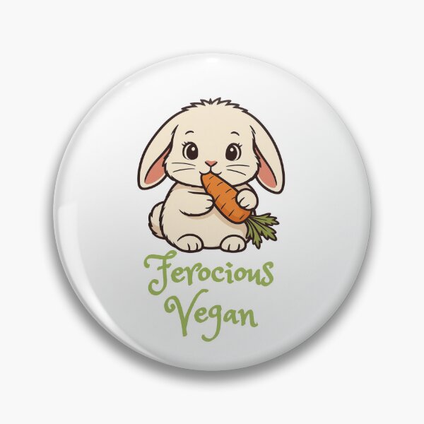 Item preview, Ferocious Vegan (v3) designed and sold by piscesmoon22.