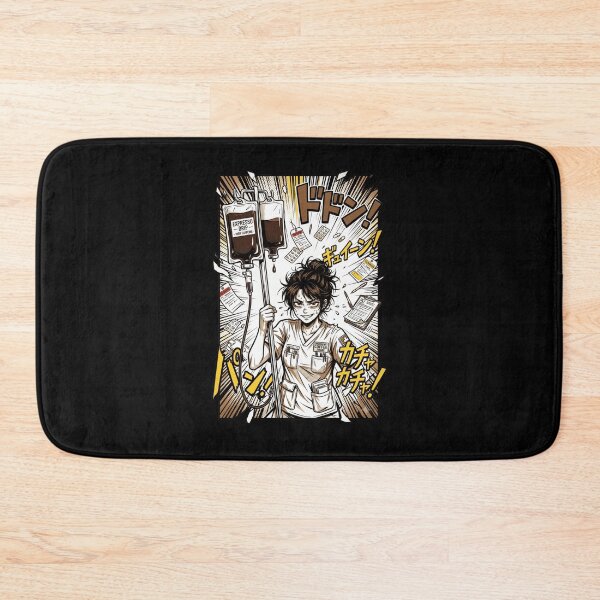 Item preview, Anime Nurse Espresso Coffee IV Drip Shift Work Shonen Manga Aesthetic designed and sold by Animer-art1.