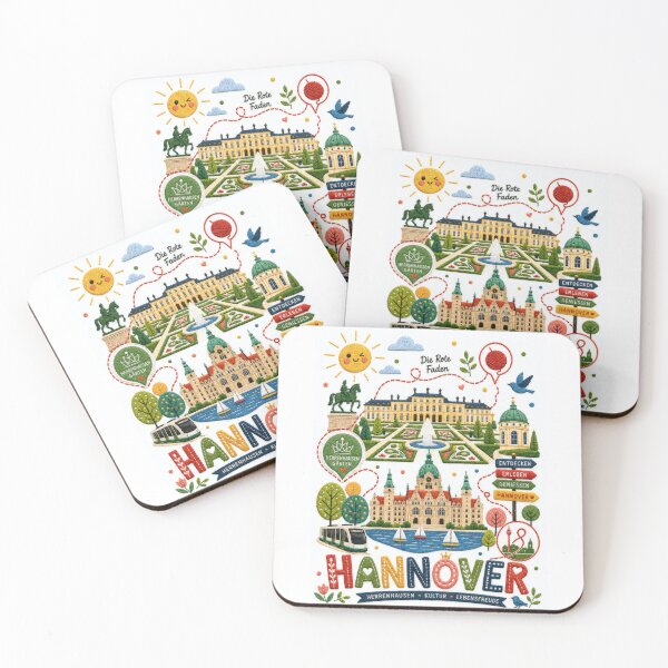 Artikelvorschau, Hannover, Deutschland – Besticktes Reise-Souvenir entworfen und verkauft von Witsprings.