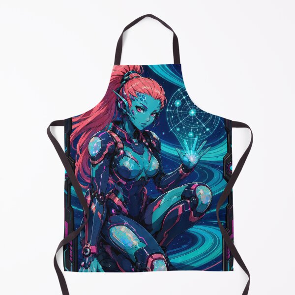 Item preview, Cartographer of the Turquoise Rings – Cosmic Anime designed and sold by Apocalyptic Art Studio.