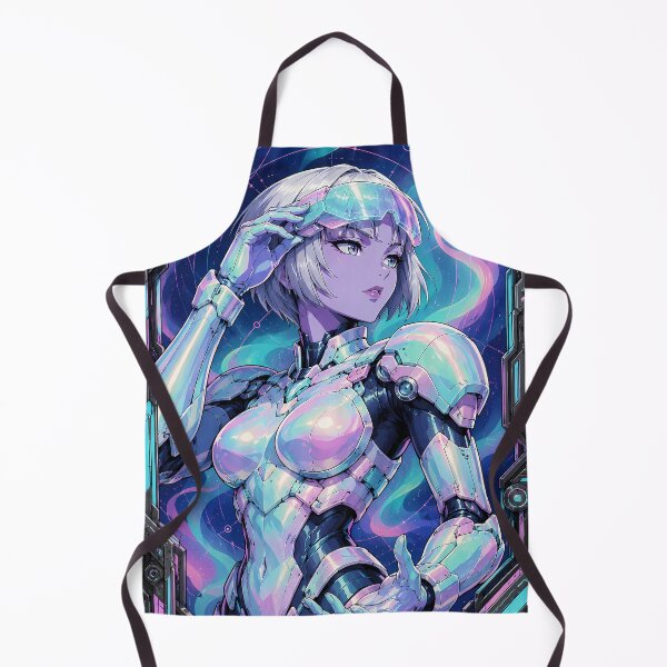 Item preview, Opalescent Aurora Navigator – Cosmic Mecha Anime designed and sold by Apocalyptic Art Studio.