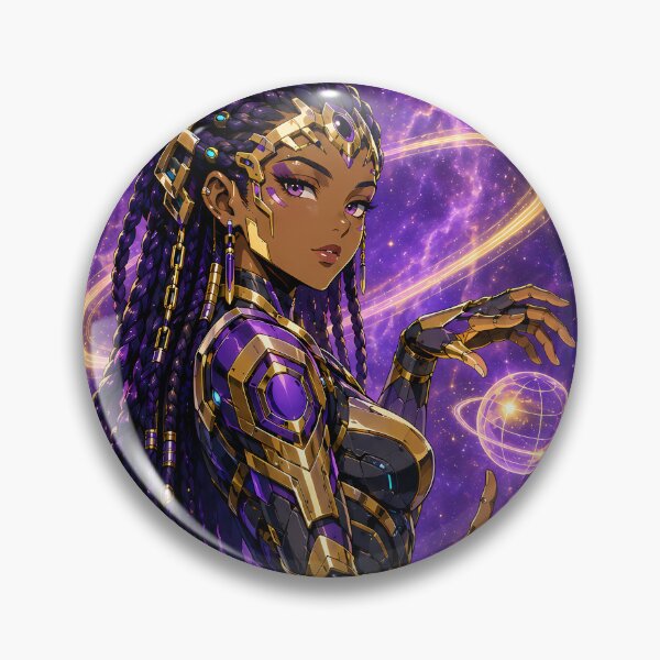 Item preview, Priestess of the Golden Nebula – Cosmic Fantasy designed and sold by Apocalyptic Art Studio.