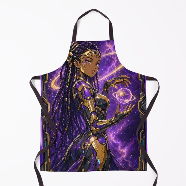 Item preview, Priestess of the Golden Nebula – Cosmic Fantasy designed and sold by Apocalyptic Art Studio.