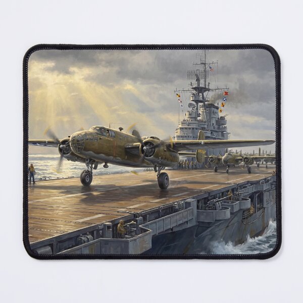 Item preview, B-25 Bomber Takes Off in Doolittle Raid designed and sold by Airpower Art.