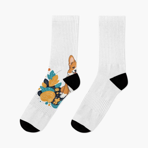 Item preview, Corgi Dog Character Floating Elements Design – Corgi owner gift designed and sold by michallechowicz.