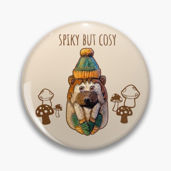 Item preview, Autumn Hedgehog with Toadstools - Spiky but Cosy designed and sold by TurquoiseChicken.