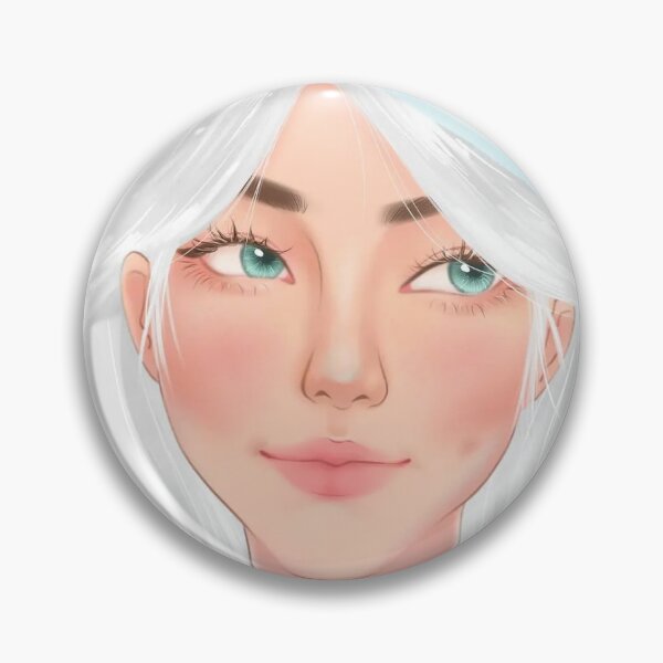 Item preview, white hair on beauty women designed and sold by Wholanshop.