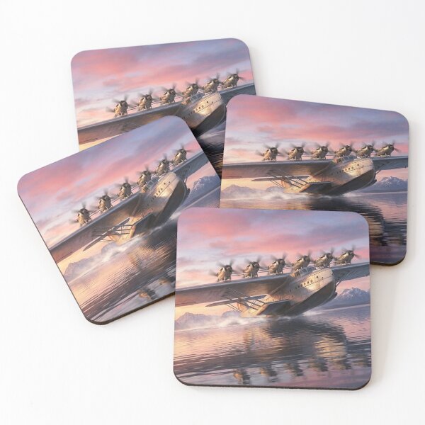 Item preview, Dornier Do X Flying Boat at Sunset designed and sold by Airpower Art.