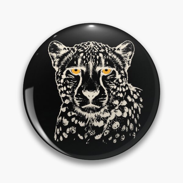 Item preview, Cream Cheetah Portrait – High-Contrast Big Cat Graphic designed and sold by ArthousePromos.